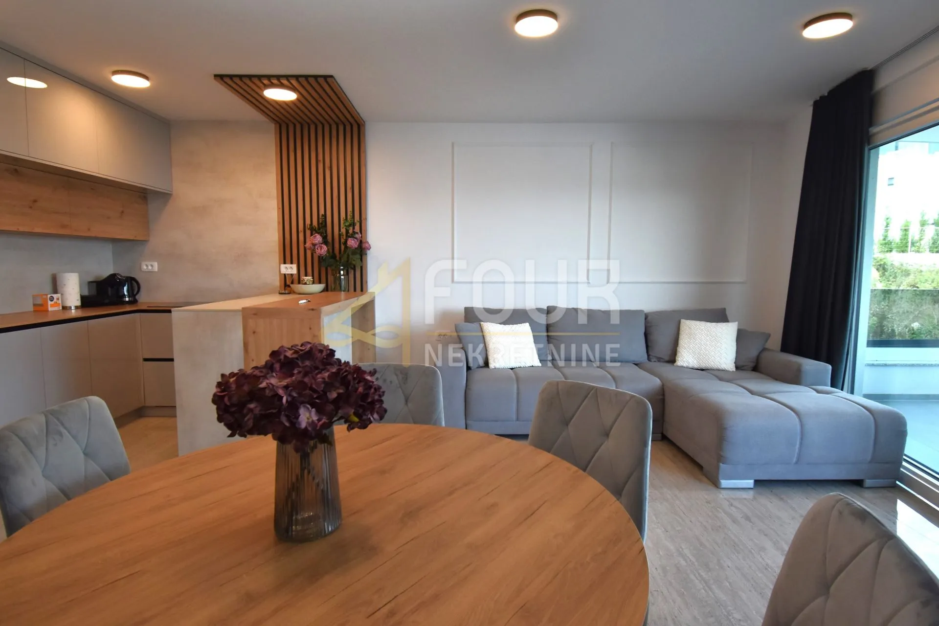 otok krk, malinska, novogradnja, 88.42m2, 3s+db, bazen, okućnica - slika 6