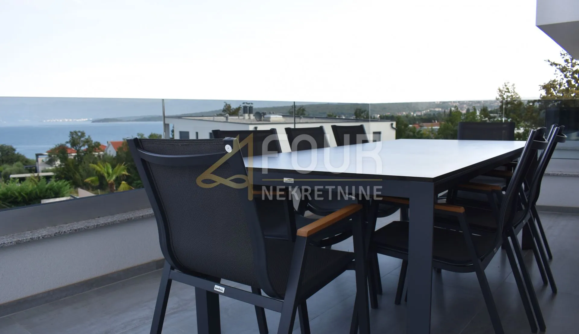 otok krk, malinska, novogradnja, 88.42m2, 3s+db, bazen, okućnica - slika 16