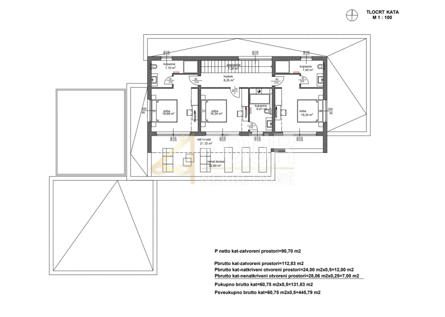 istra, labin, zemljište 1.031m2 s građ. dozvolom za kuću s bazenom! - slika 7