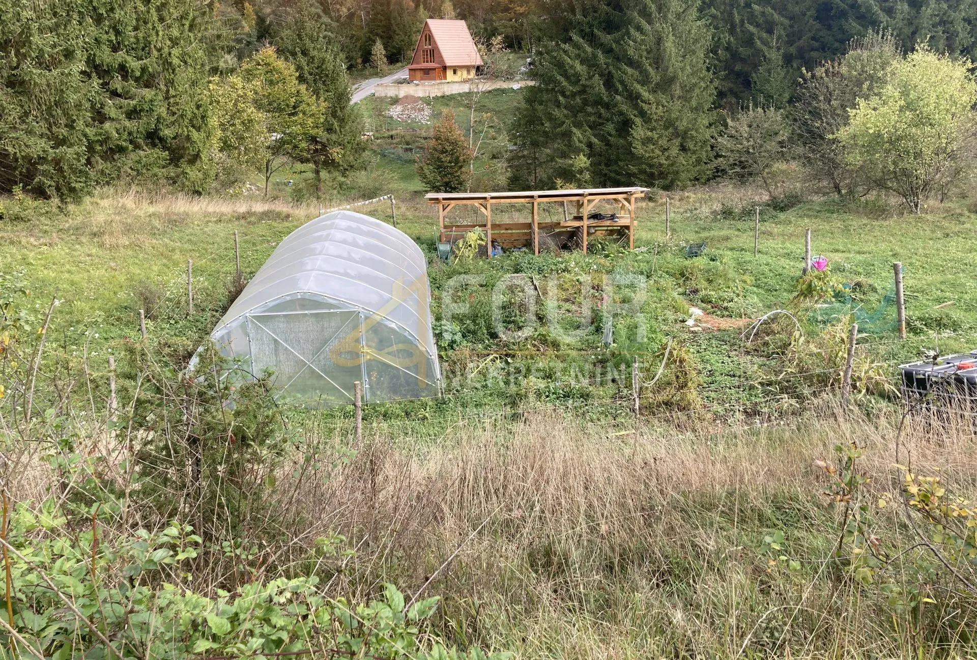 Gorski kotar, Crni Lug, građevinsko zemljište 2.423m2 - Crni Lug, Delnice