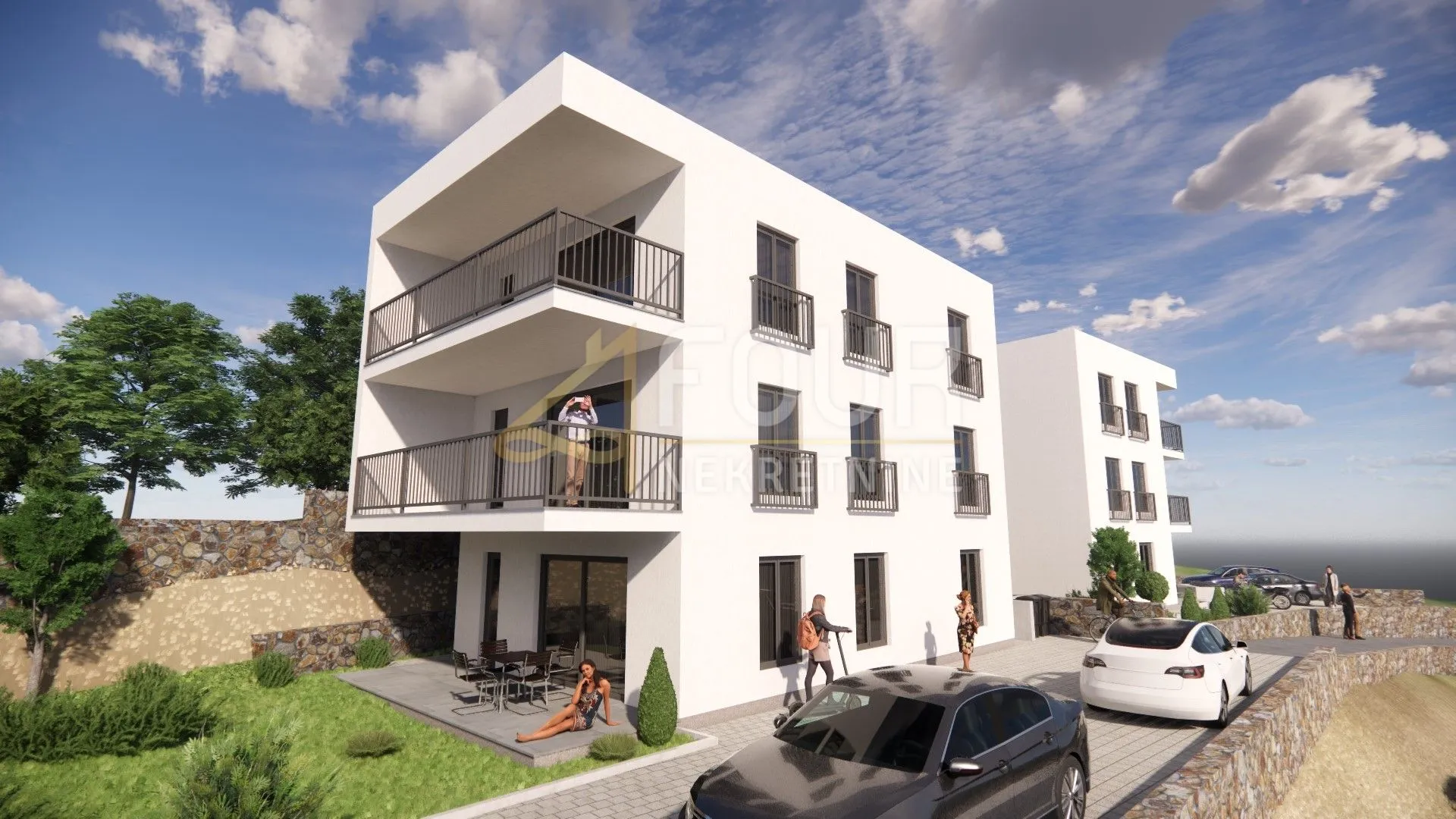 Crikvenica, Grižane, novogradnja, 70.73m2, 2s+db - Grižane, Vinodolska općina