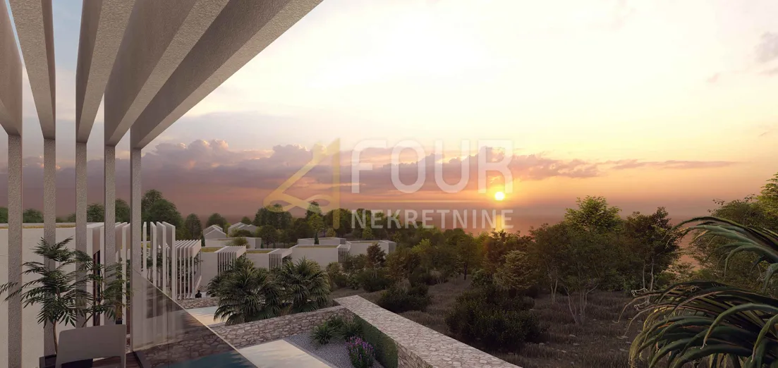 otok cres, porozina, građevinsko zemljište 5.214m2 s idejnim projektom - 9 vila - slika 3