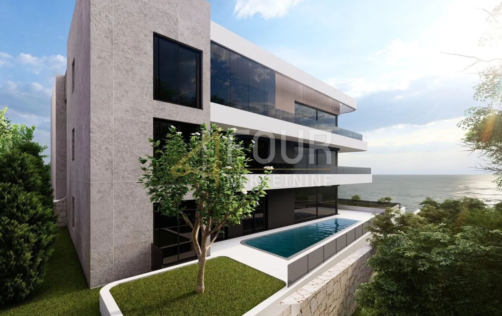 lovran, novogradnja, penthouse, 3s+db, krovna terasa - slika 5