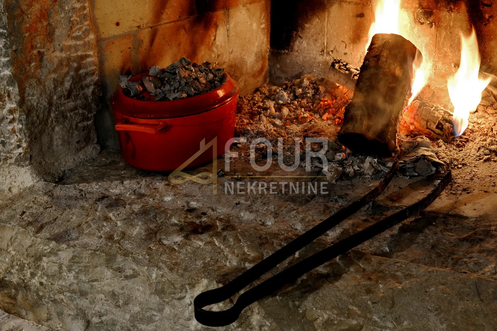 otok krk, malinska - okolica, kuća u nizu s bazenom - slika 28