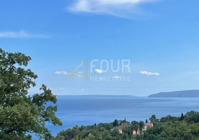 Opatija, Ičići, građevinsko zemljište 649m2, pogled na more - Ičići, Opatija