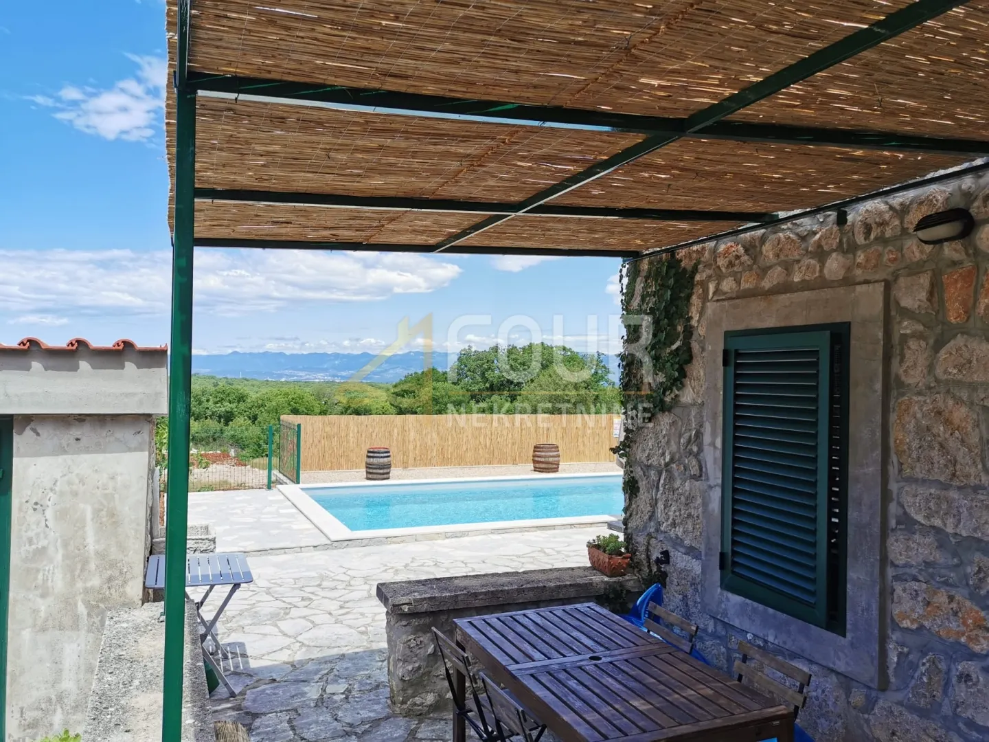 otok krk, dobrinj - okolica, samostojeća kuća s bazenom, 104m2 - slika 6