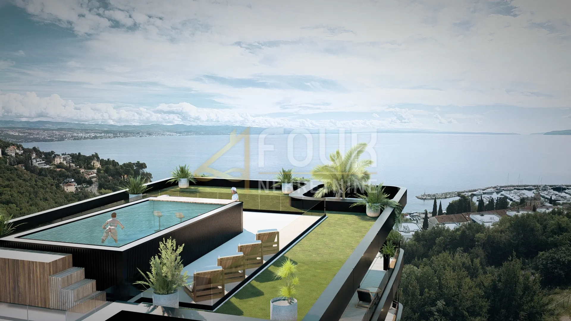 opatija, ičići, ekskluzivna novogradnja - penthouse! - slika 59