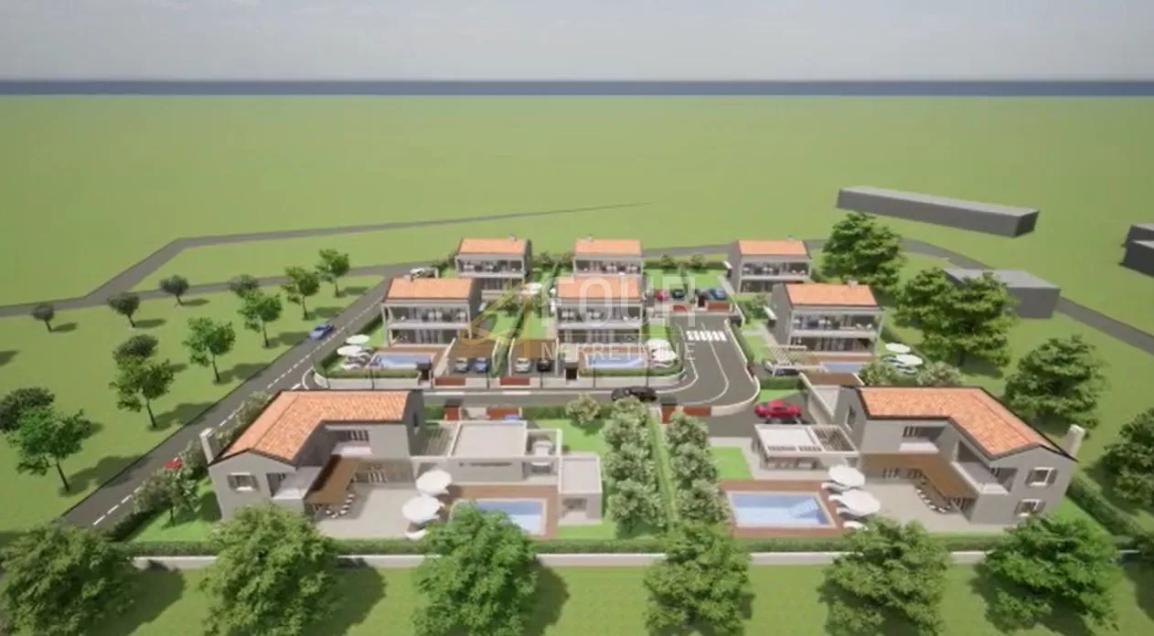 istra, buje, zemljište s idejnim projektom za 8 vila - slika 2