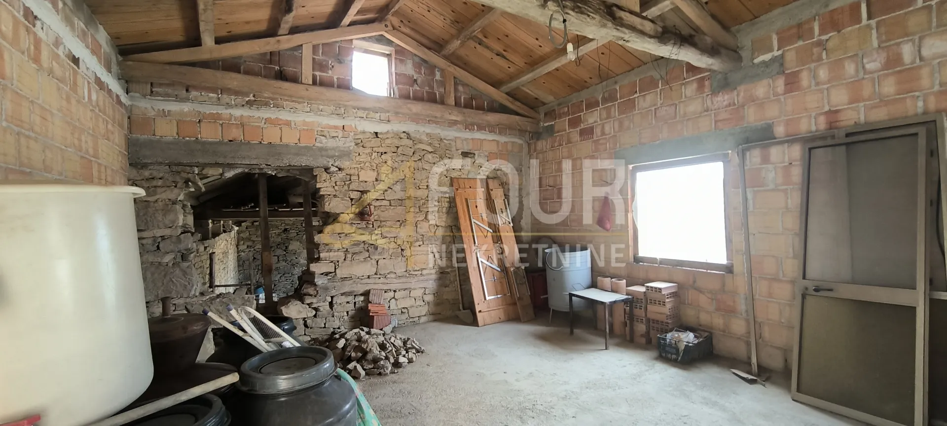 istra, buzet - okolica, kuća u nizu - započeta gradnja - slika 4