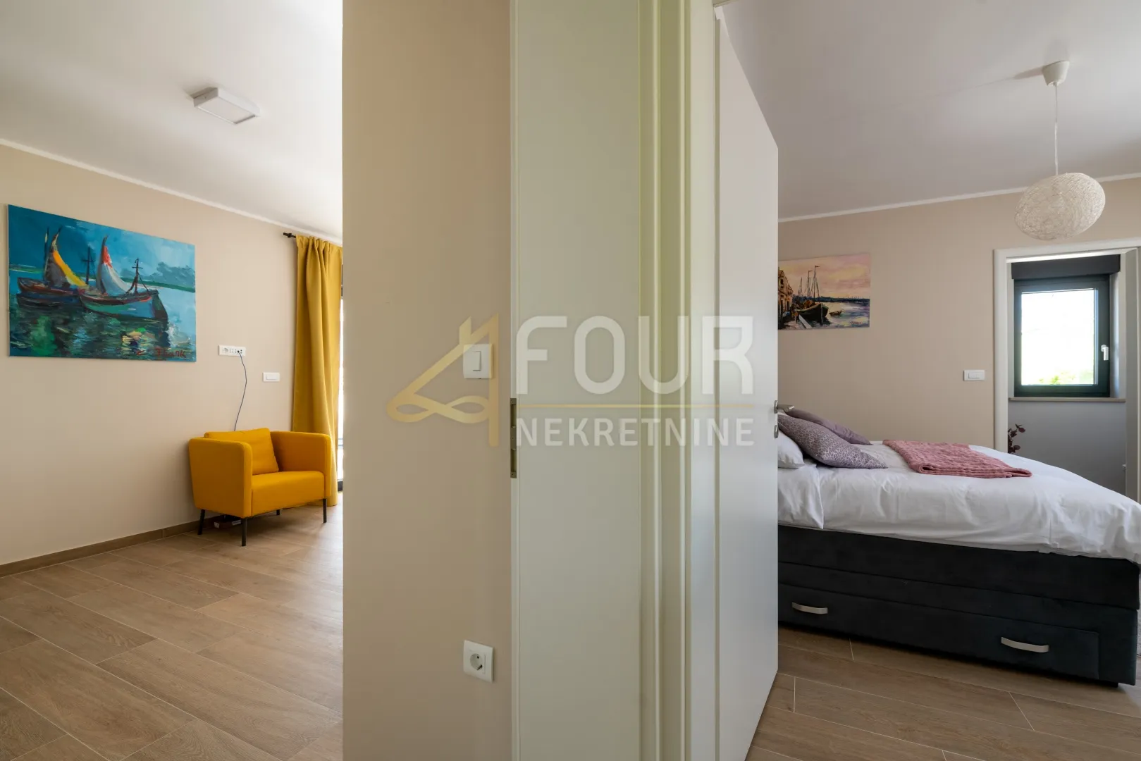 istra, krnica, samostojeća vila s bazenom, pogled na more - slika 4