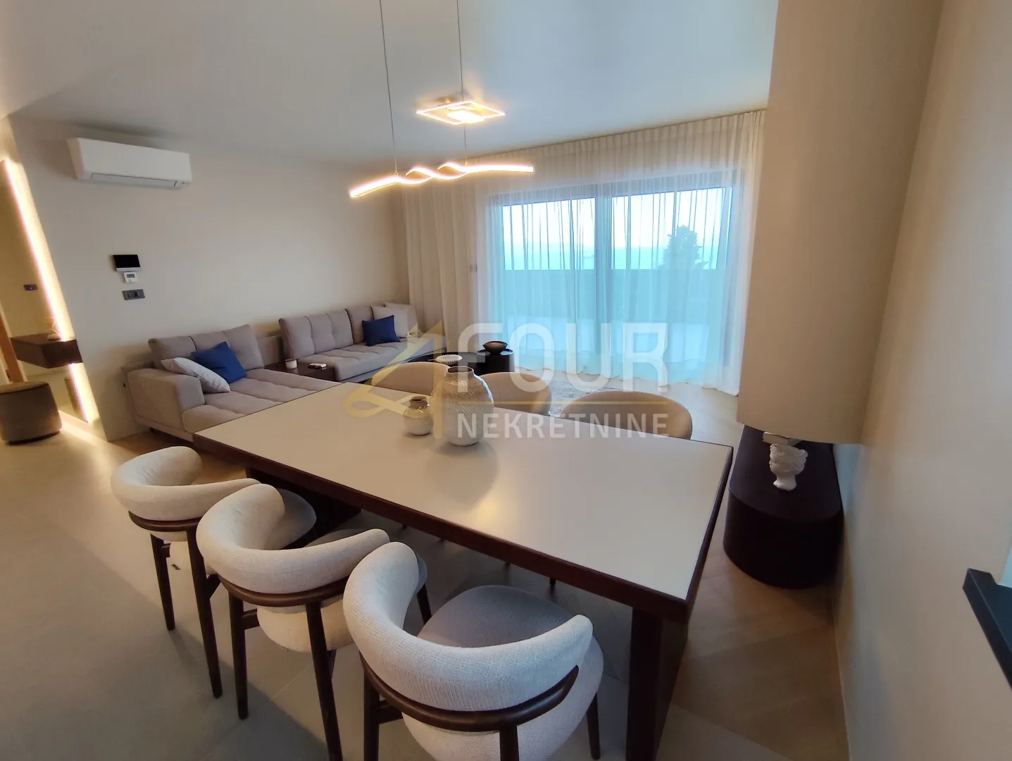 rijeka, srdoči, 2s+db, 69.40m2, terasa, okućnica, pogled na more - slika 8