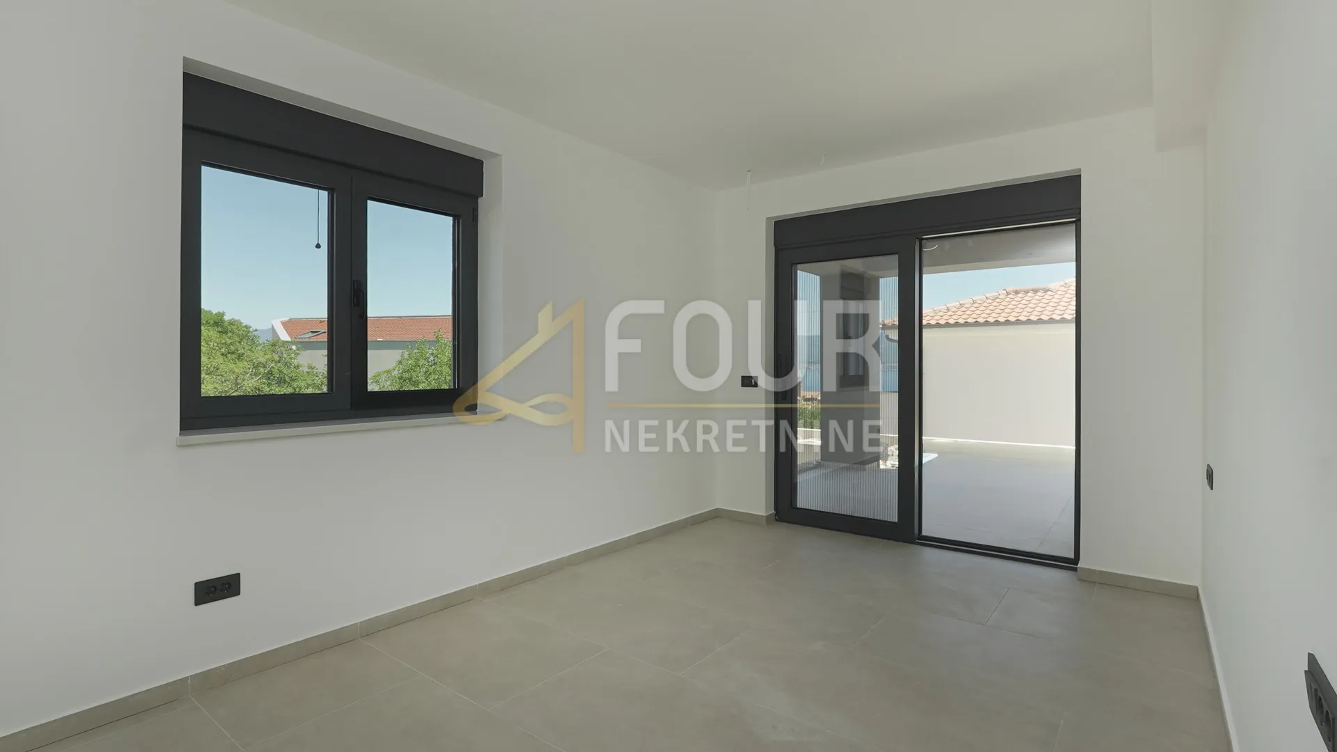 otok krk, vrbnik, novogradnja, 111.30m2, 2s+db, terasa, okućnica i bazen - slika 6