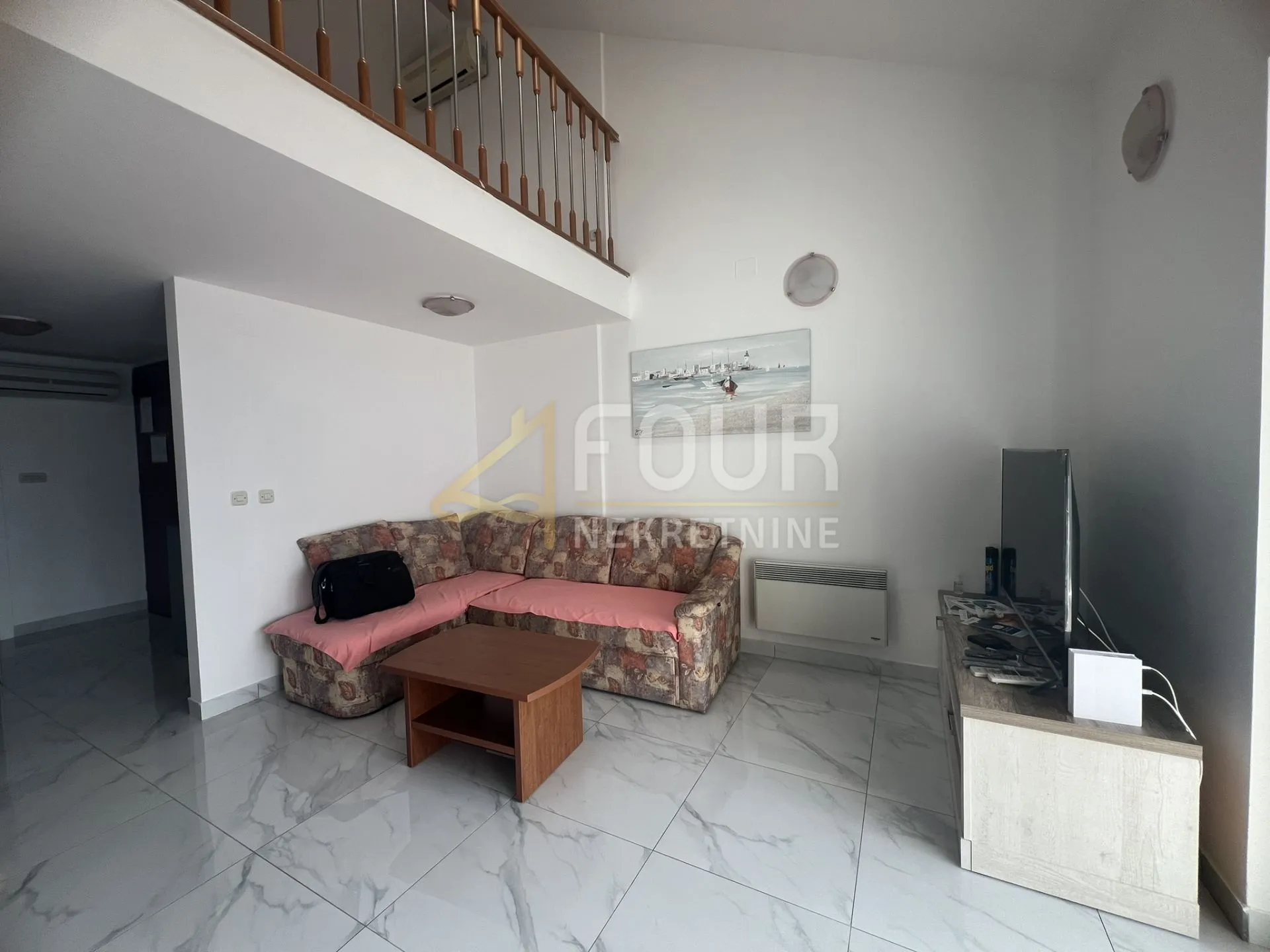 crikvenica, dramalj, 83.50m2, stan s galerijom, lođa, pogled na more - slika 6