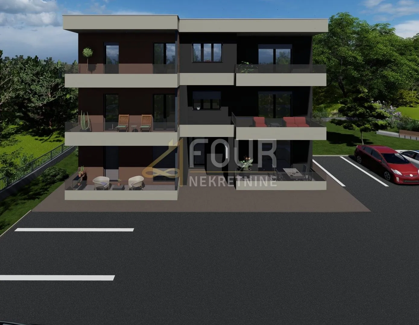 viškovo, novogradnja, 67.41m2, 2s+db, balkon - slika 4