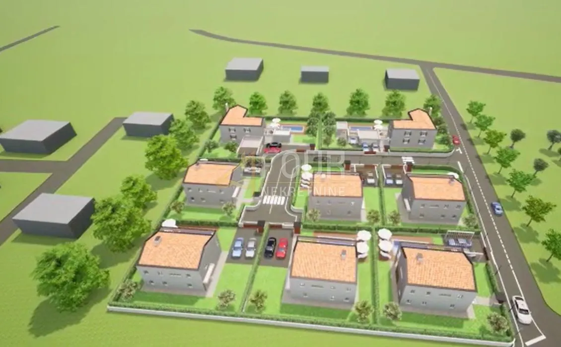 istra, buje, zemljište s idejnim projektom za 8 vila - slika 5