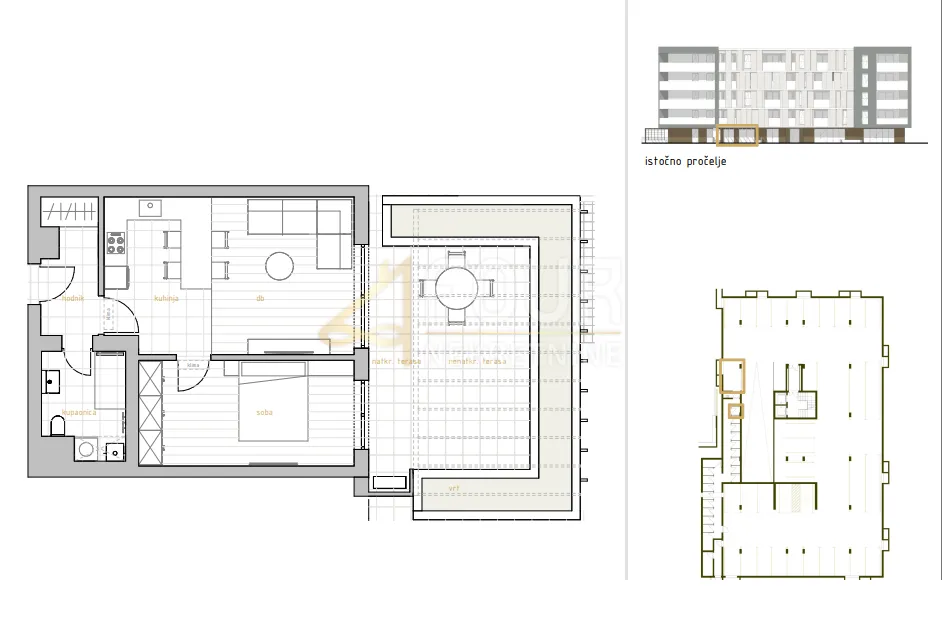 rijeka, donji zamet, kvalitetna novogradnja, 111.75m2, 3s+db, lođa - slika 14