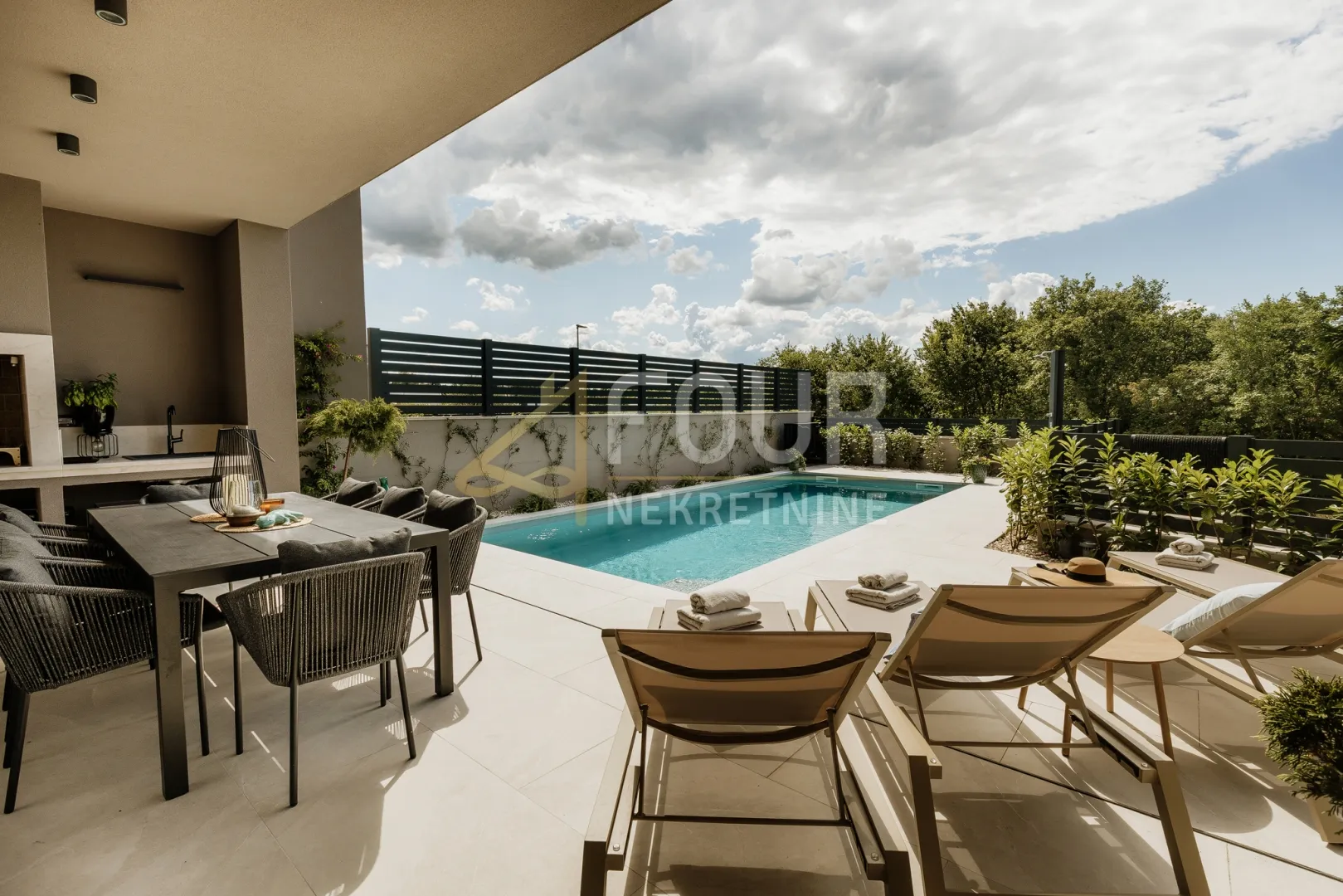 istra, poreč - okolica, vabriga, novogradnja, moderna vila s bazenom - slika 4