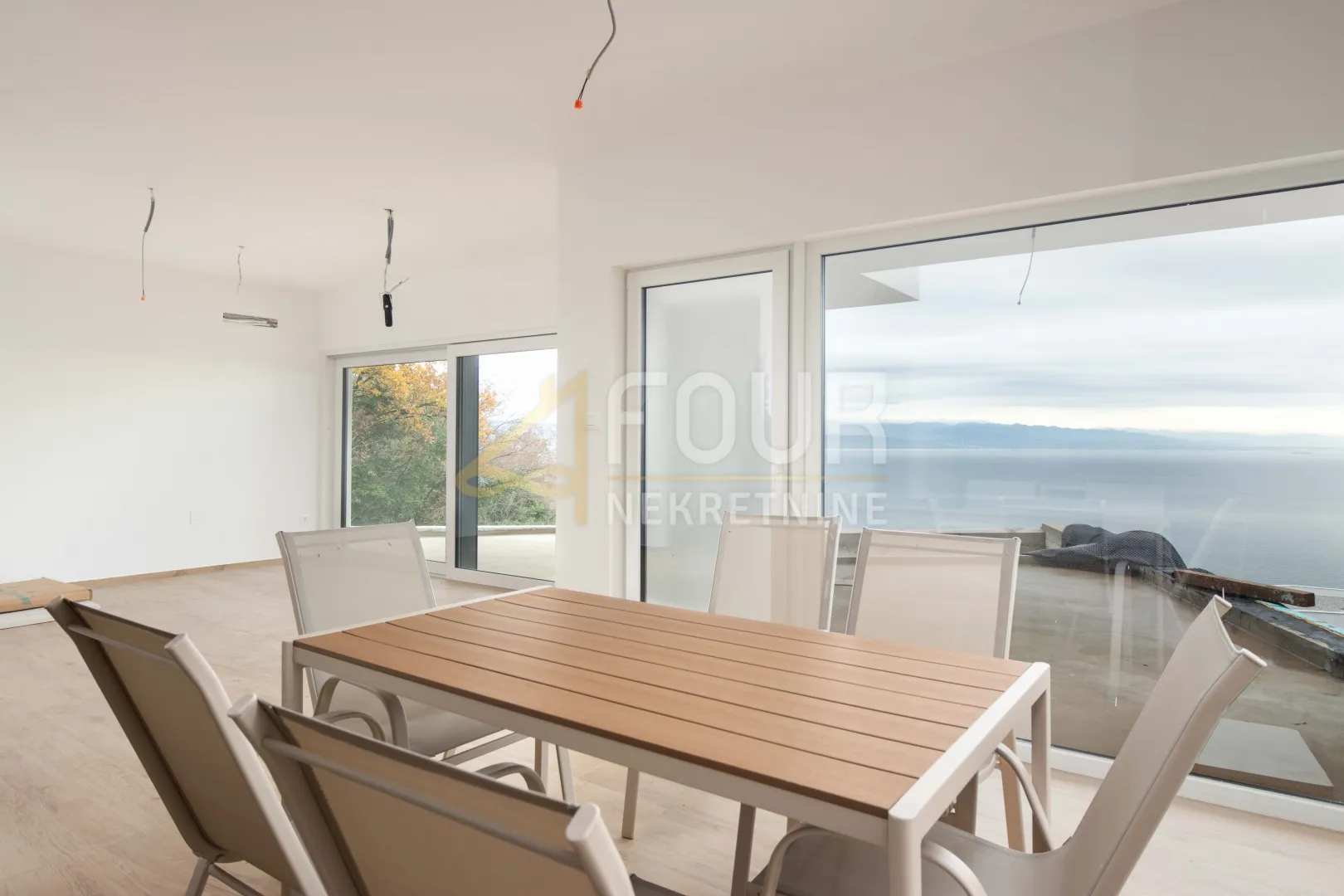 opatija, novogradnja, vila s bazenom, pogled na more - slika 10
