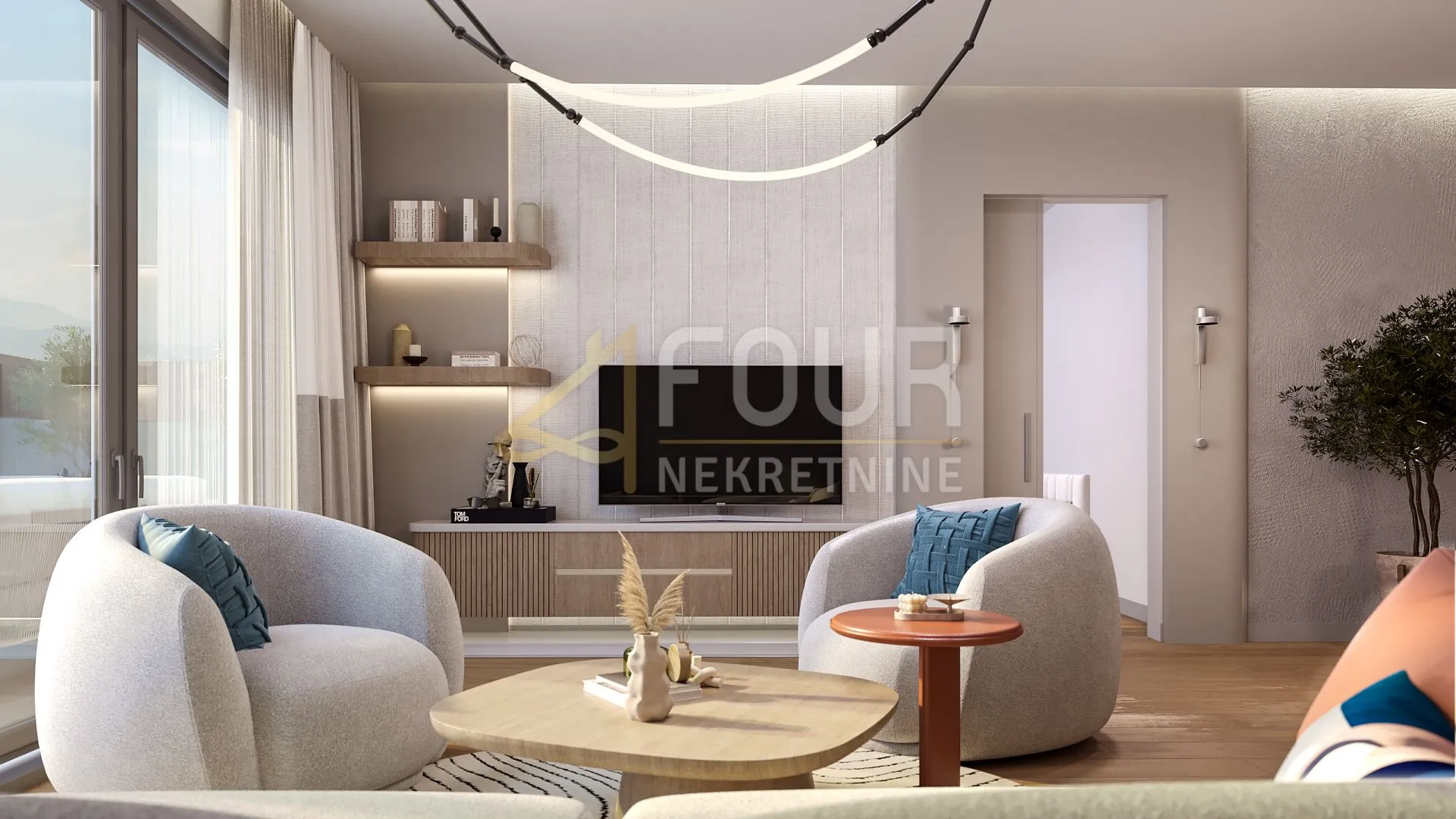 rijeka, kantrida, luksuzna novogradnja, 109.5m2, 2s+db, terasa - slika 2