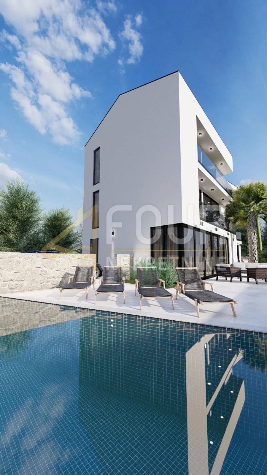 otok krk, soline, novogradnja, penthouse, 2 terase, pogled - slika 6