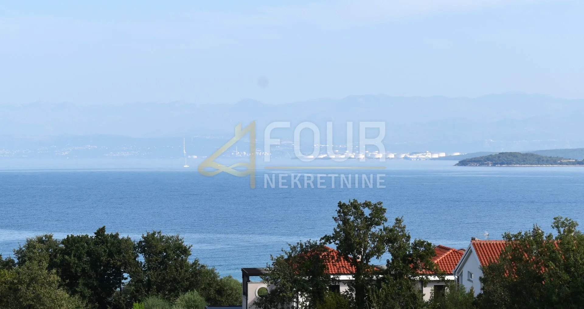 otok krk, malinska, novogradnja, 88.42m2, 3s+db, bazen, okućnica - slika 20