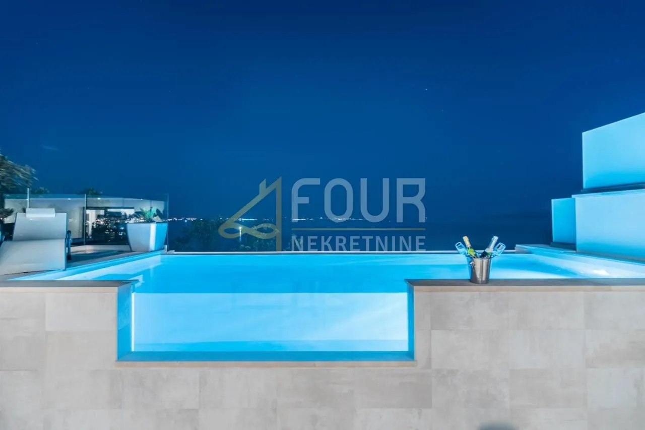 opatija, pobri, moderna luksuzna vila s infinity bazenom i panoramskim pogledom - slika 30