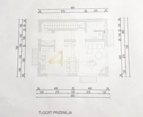 istra, raša, sveti bartul, zemljište 554m2 s pravomoćnom građevinskom dozvolom - slika 6