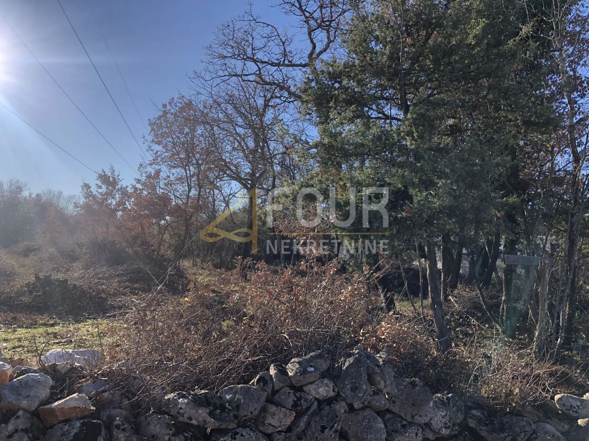 Otok Krk, okolica Malinske, građevinsko zemljište - Malinska, Malinska-Dubašnica