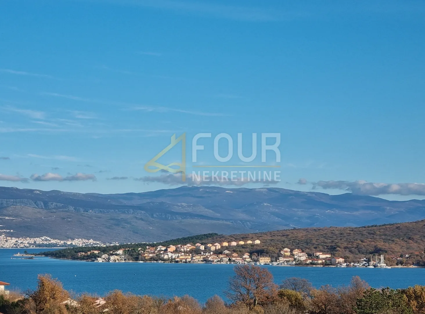 Otok Krk, Čižići, novogradnja, 3s+db, lođa, pogled na more - Čižići, Dobrinj