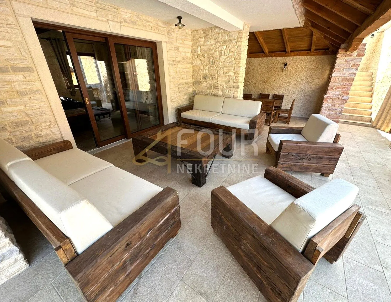 otok krk, soline - okolica, novogradnja s bazenom 149.76m2, konoba - slika 13