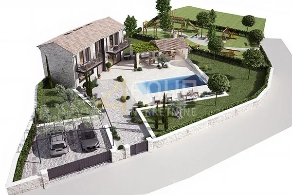 istra, marčana, projekt za vilu s bazenom - slika 3
