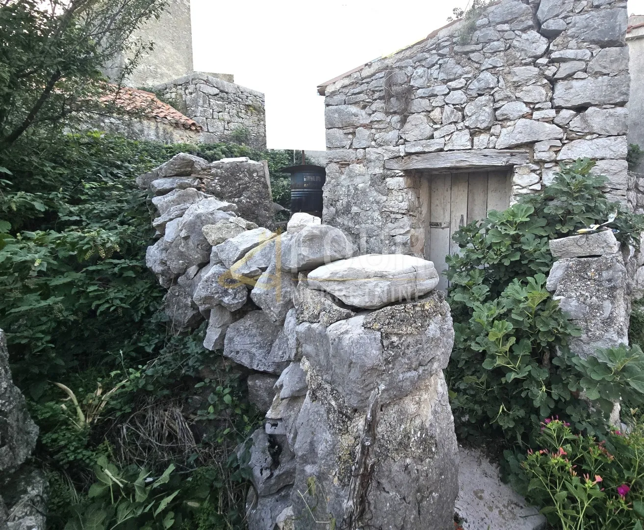 otok cres, orlec, kuća u nizu s konobom, terasom i vrtom - slika 12