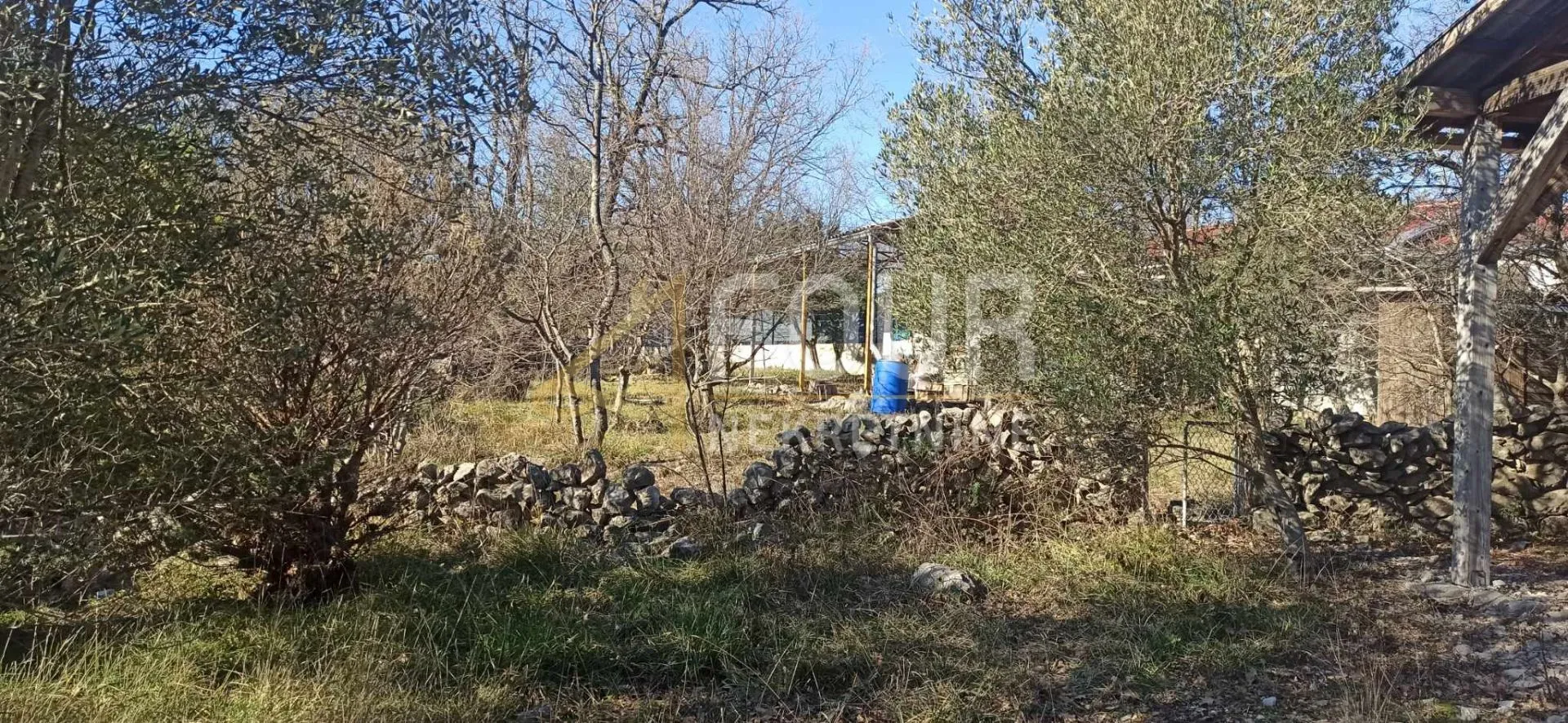 Otok Krk, Kornić - okolica, građevinsko zemljište 933m2 - Kornić, Krk