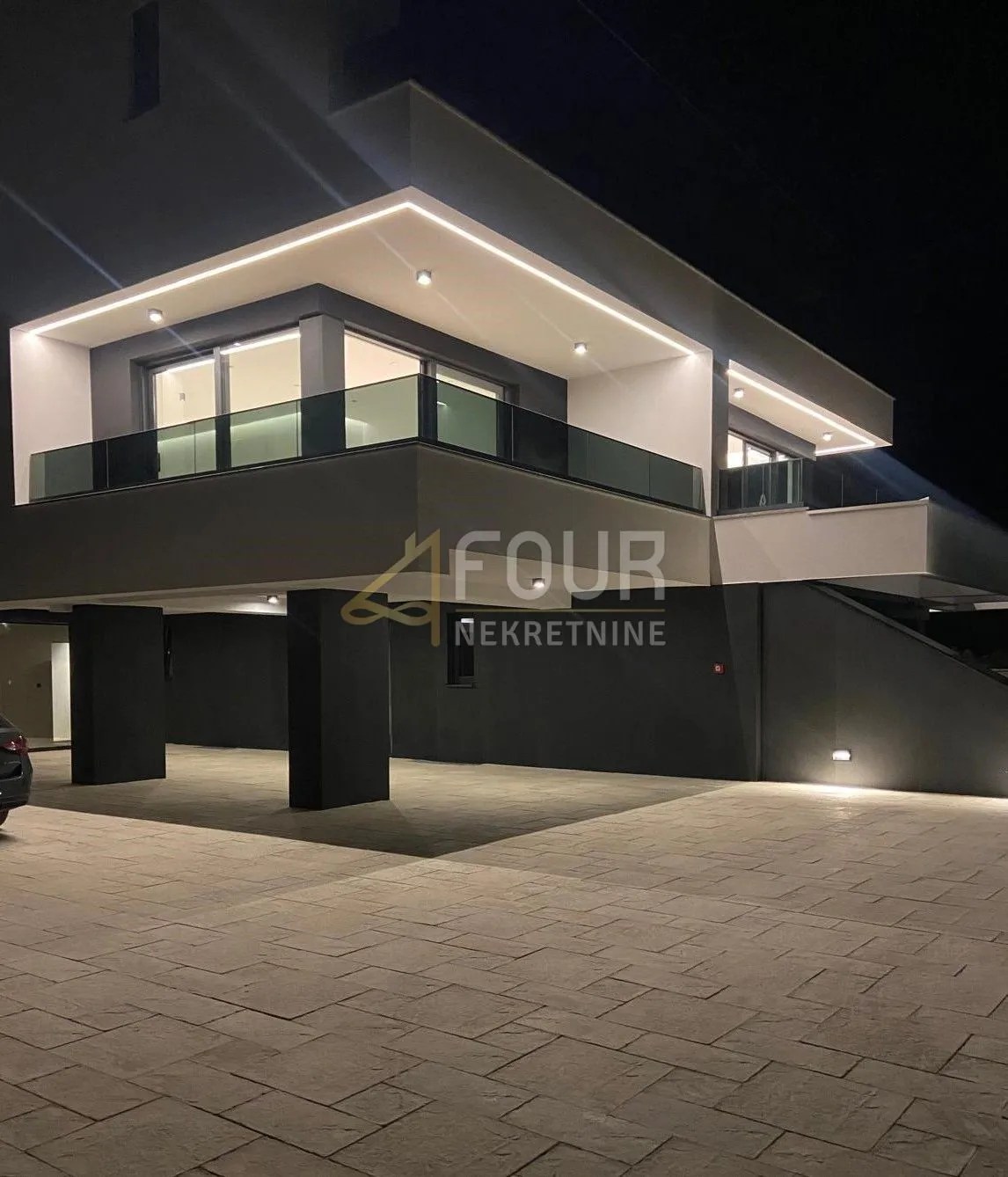 Otok Krk, Krk, novogradnja, 154.21m2, 3s+db, balkon, krovna terasa
