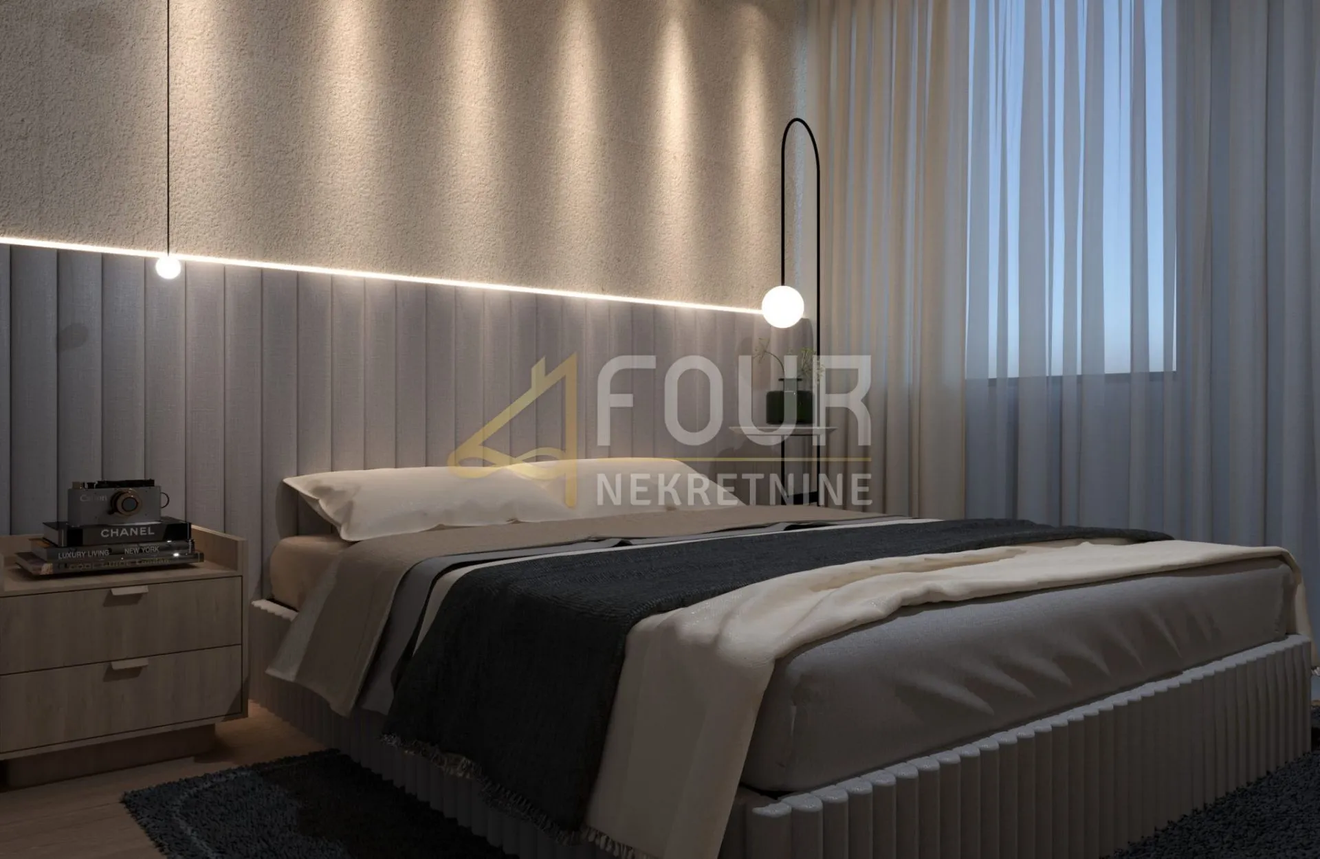 opatija, volosko, luksuzan stan, 128.32m2, 3s+db, pogled na more - slika 3