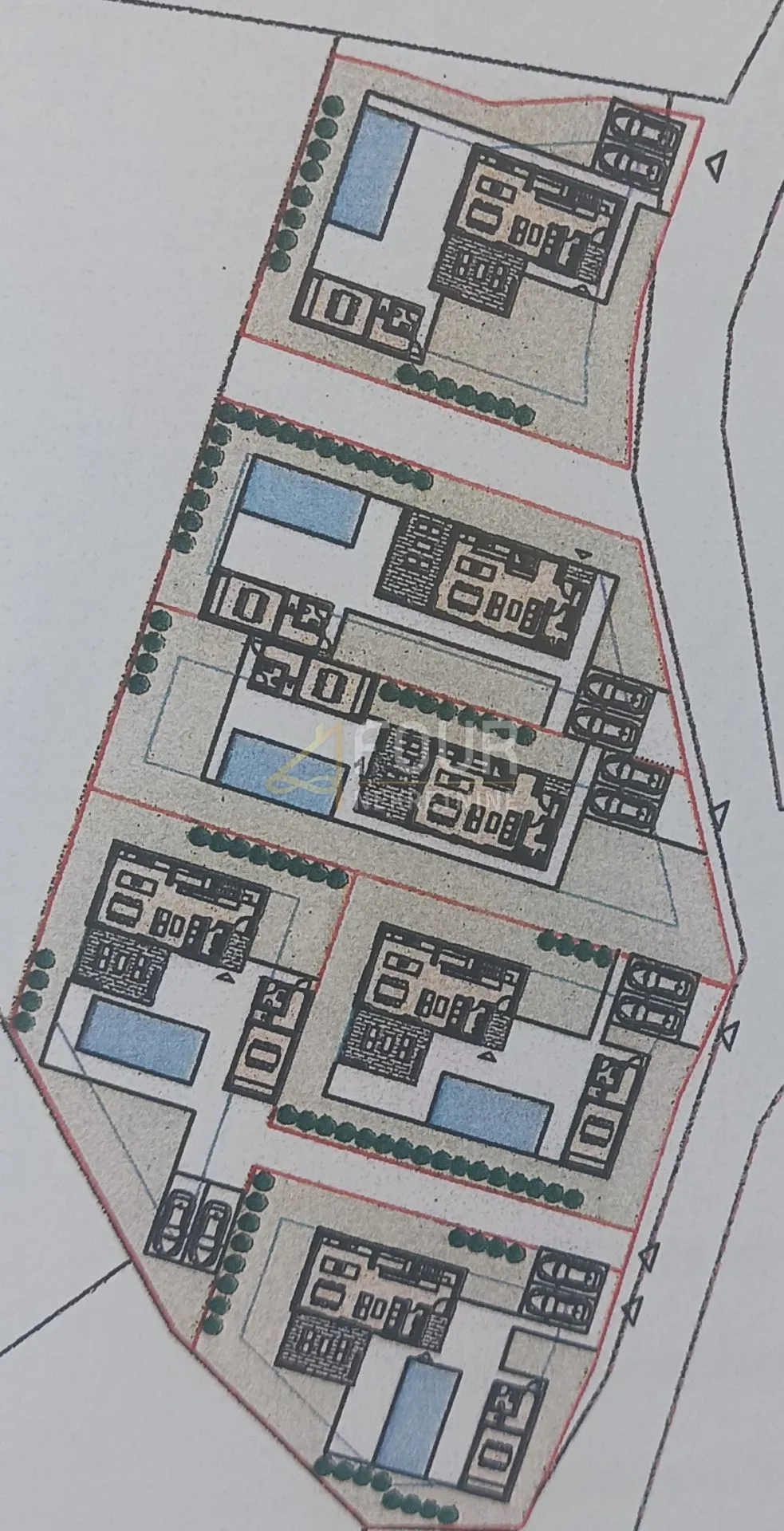 istra, vodnjan - okolica, građevinsko zemljište s projektom kuće s bazenom - slika 7