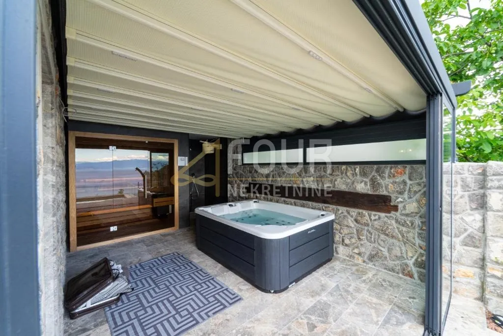 opatija, poljane, kuća s bazenom i panoramskim pogledom na more - slika 25