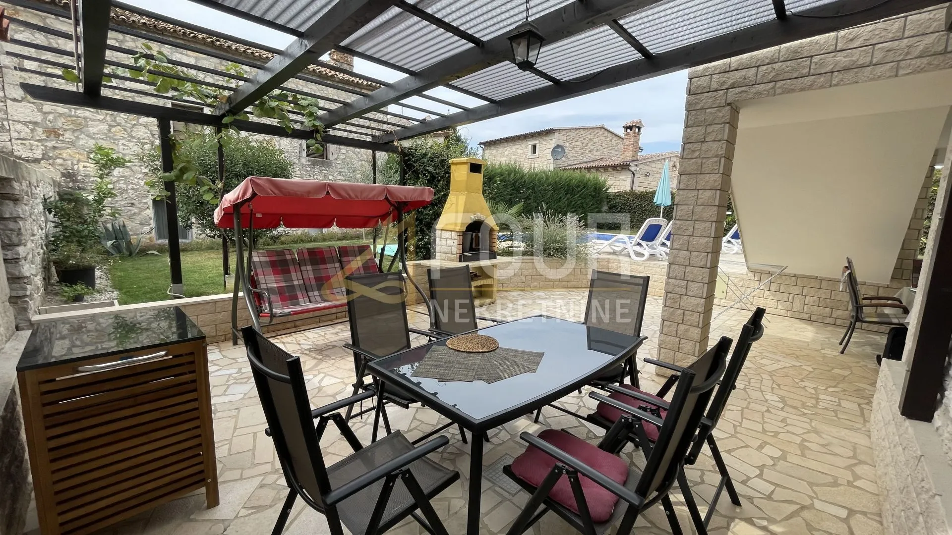 istra, poreč, kamena vila s bazenom - slika 5