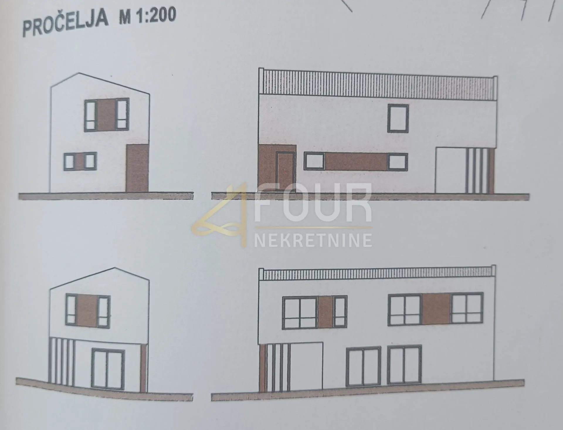 istra, vodnjan - okolica, građevinsko zemljište s projektom kuće s bazenom - slika 10
