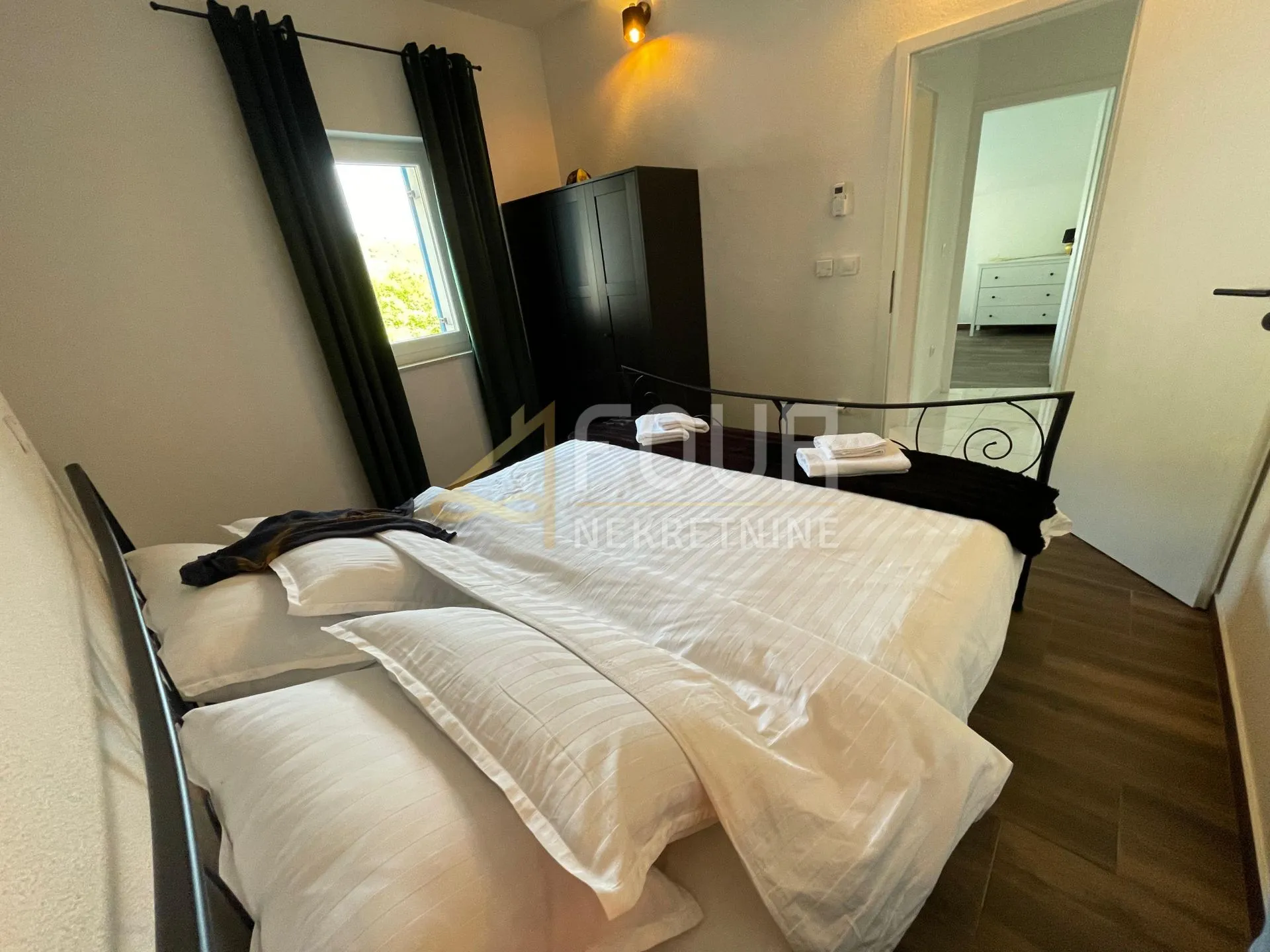 mošćenička draga, novogradnja, kuća s bazenom, pogled na more - slika 29