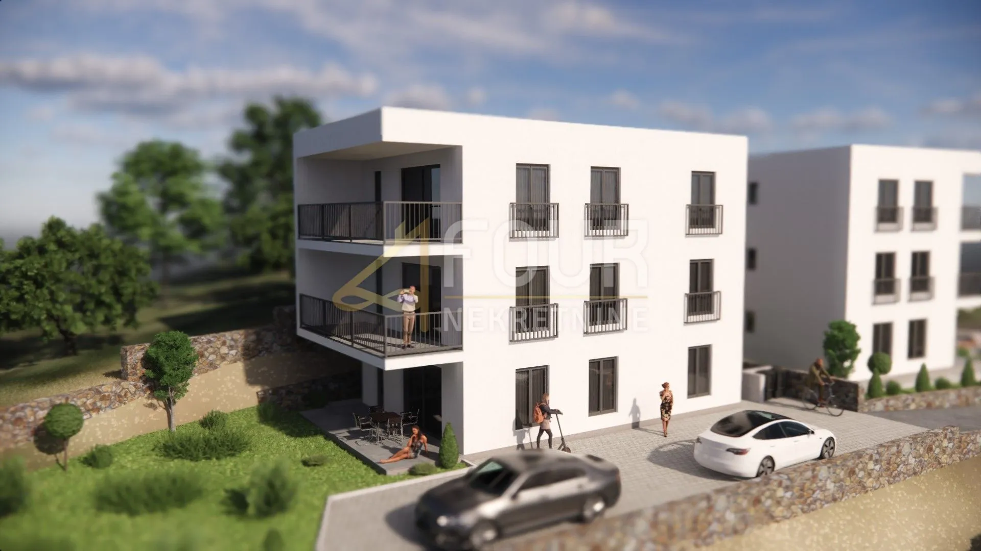 crikvenica, grižane, novogradnja, 70.73m2, 2s+db - slika 2