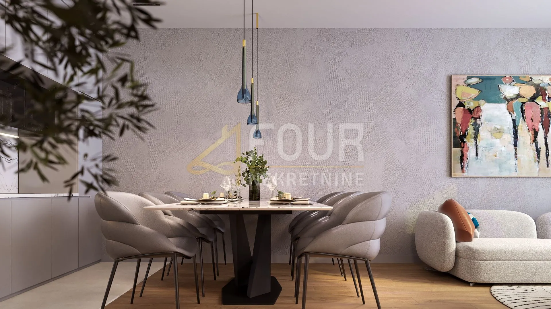 rijeka, kantrida, luksuzna novogradnja, 109.5m2, 2s+db, terasa - slika 3