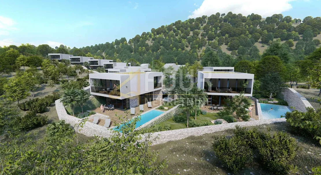 otok cres, porozina, građevinsko zemljište 5.214m2 s idejnim projektom - 9 vila - slika 2