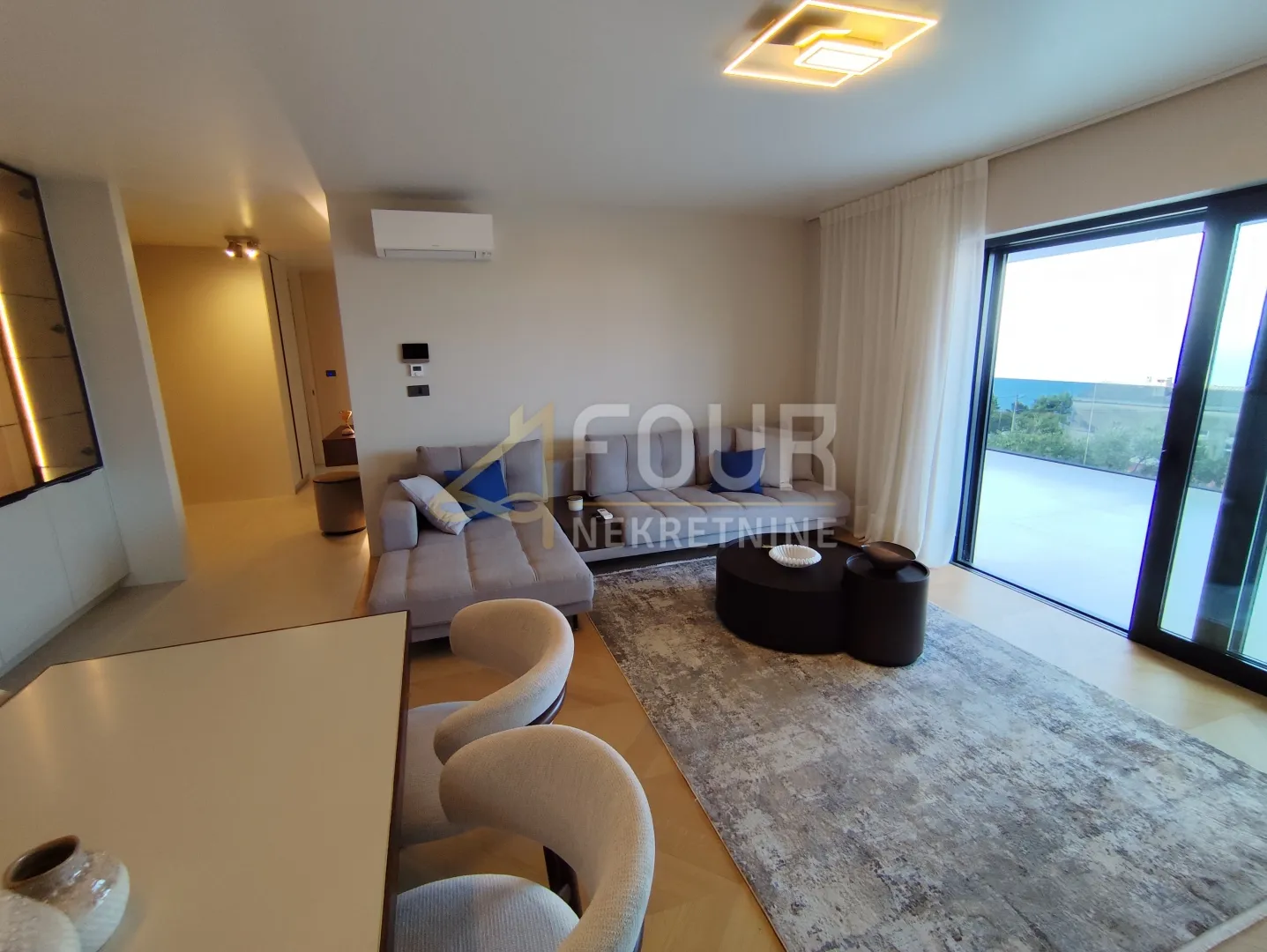 rijeka, srdoči, 2s+db, 69.40m2, terasa, okućnica, pogled na more - slika 2