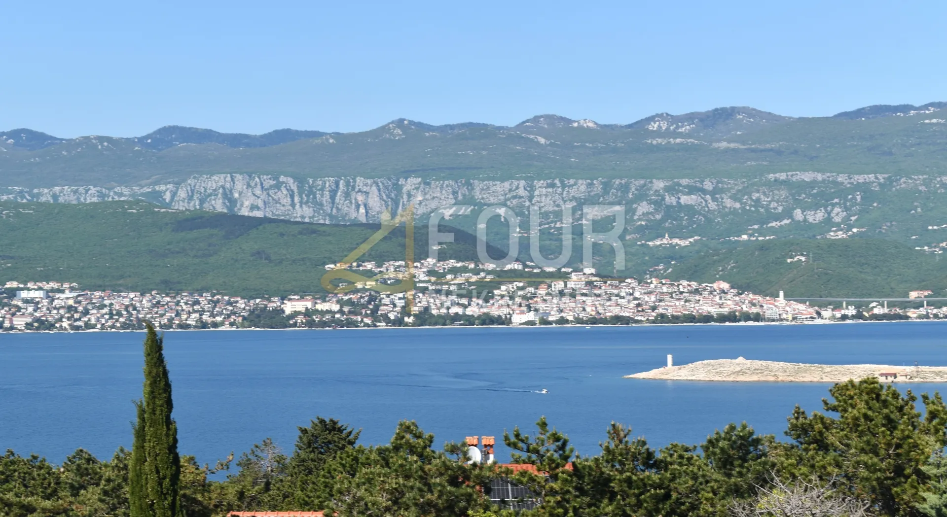Otok Krk - Šilo, novogradnja s pogledom na more - Šilo, Dobrinj