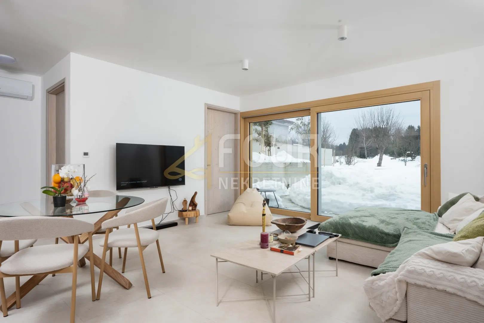 gorski kotar, ravna gora - centar, nova vila s 2 apartmana i bazenom - slika 3
