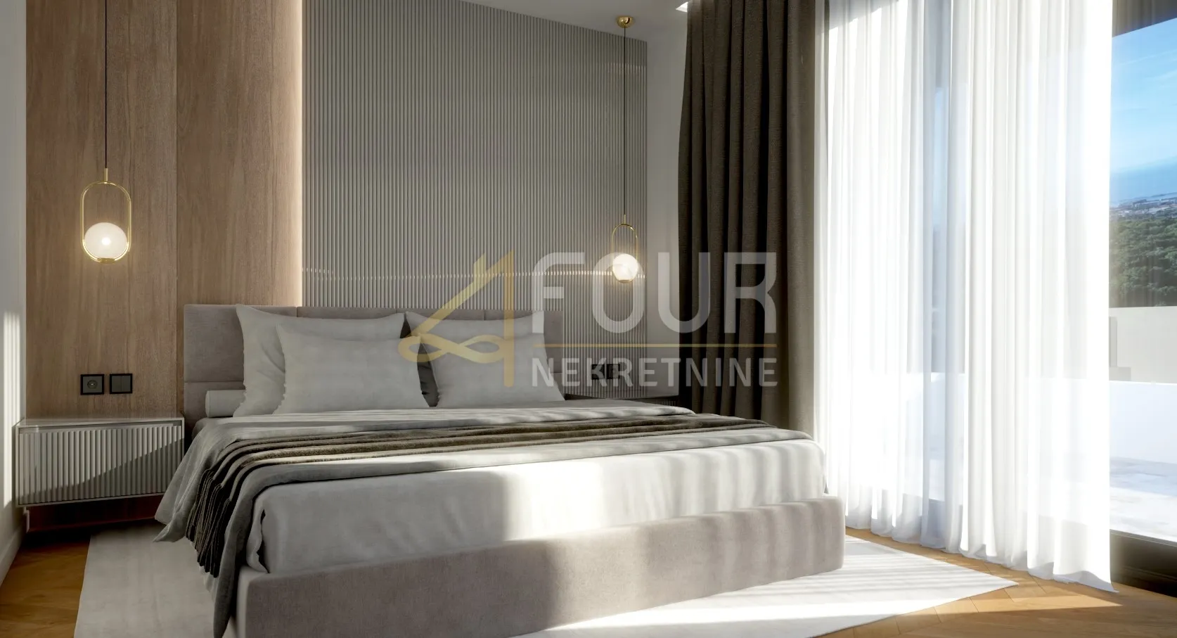 rijeka, drenova, 2s+db, 129.95, bazen, pogled na more - slika 9