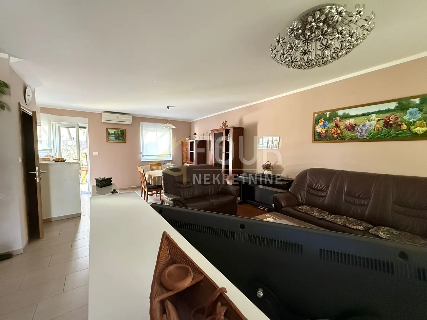 kostrena, 3s+db, 111.31m2, okućnica, pogled na more - slika 2