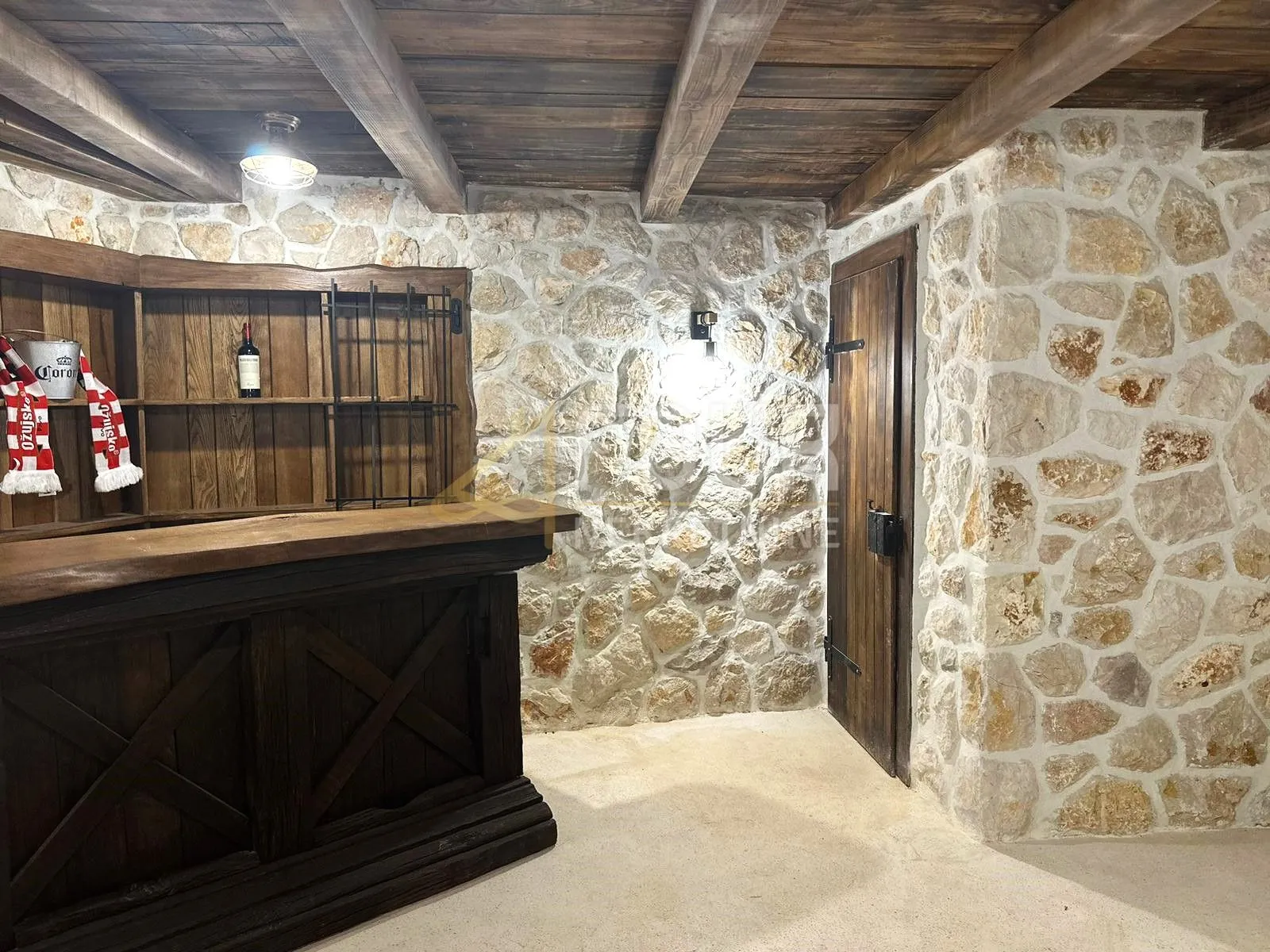 otok krk, soline - okolica, novogradnja s bazenom 149.76m2, konoba - slika 19