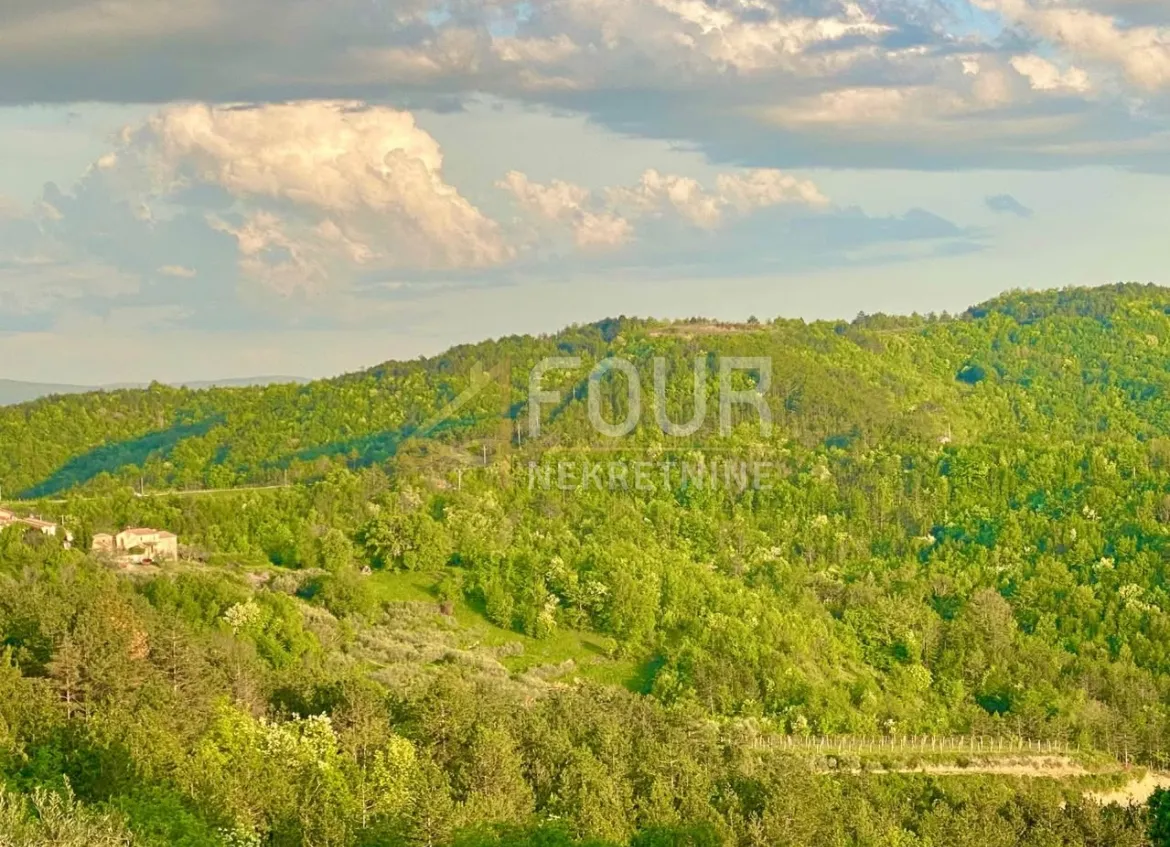 istra, cerovlje, zemljište 2.257m2 sa 6 ucrtanih ruševina - slika 6